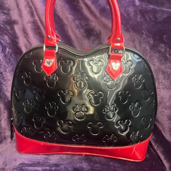 **NWT** | DISNEY x LOUNGEFLY | Minnie 🖤 Mickey Bowler Bag - Picture 6 of 13